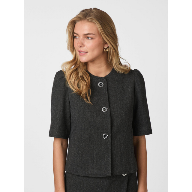 Neo Noir Xanthe Herringbone Blazer
