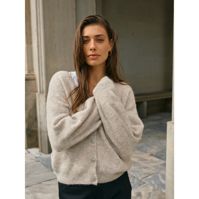 Mos Mosh Thora Strickjacke mit V-Ausschnitt