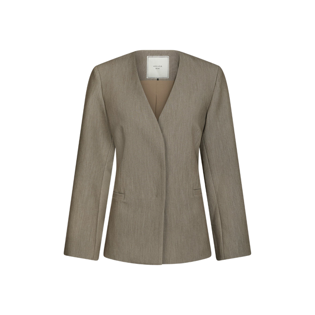 Neo Noir Frills Fitted Blazer