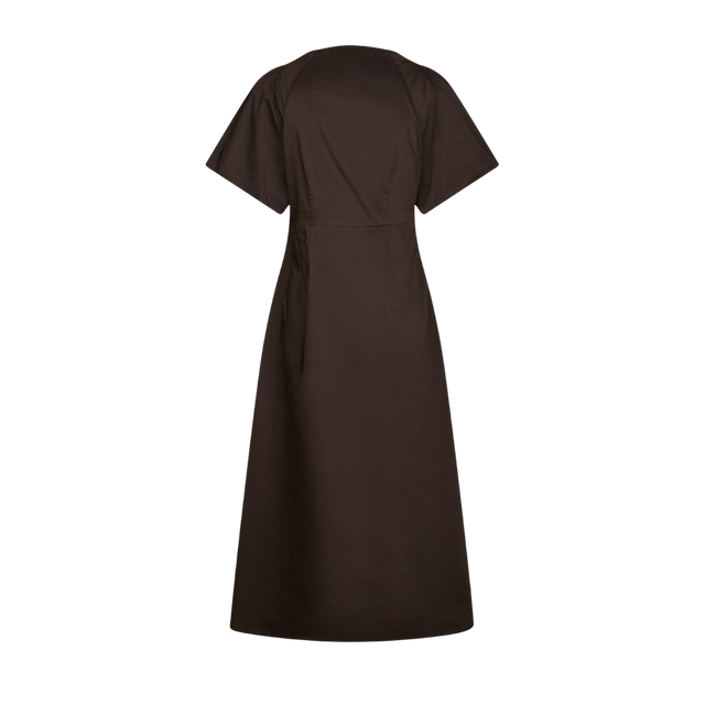 Neo Noir llana Poplin Dress