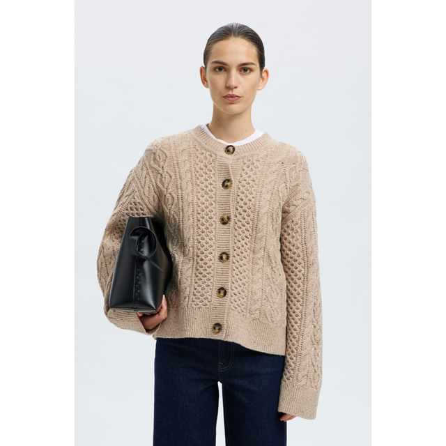 Selected Femme Nelly Knit O-neck Cardigan