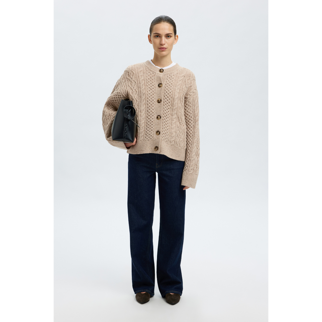Selected Femme Nelly Knit O-neck Cardigan