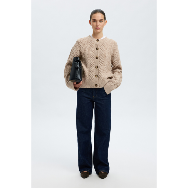 Selected Femme Nelly Knit O-neck Cardigan