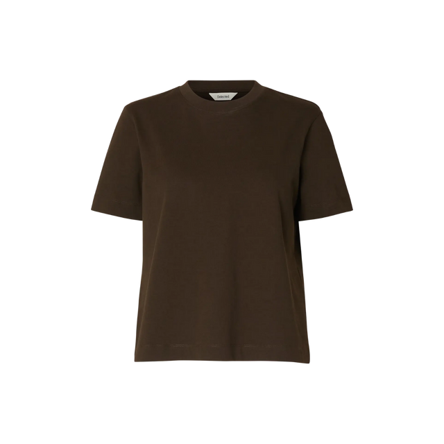 Selected Women T-shirt Essential SS Boxy Tee Noos