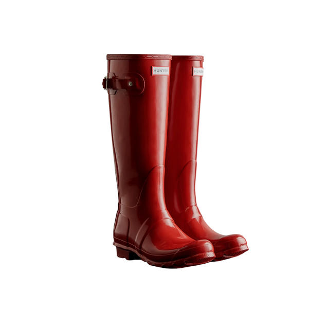 Hunter Womens Original Tall Gloss Boo