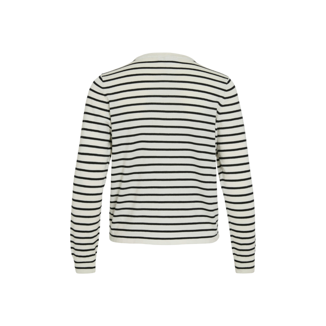 VILA Lipsa Strickjacke mit O-Ausschnitt