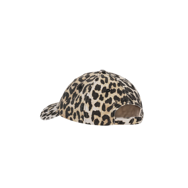 Ganni Washed Cotton Canvas Cap Leo