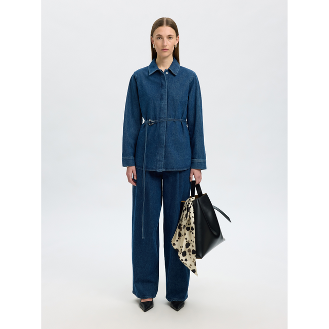 Selected Damen – Entspanntes Selma-Noa-Jeanshemd