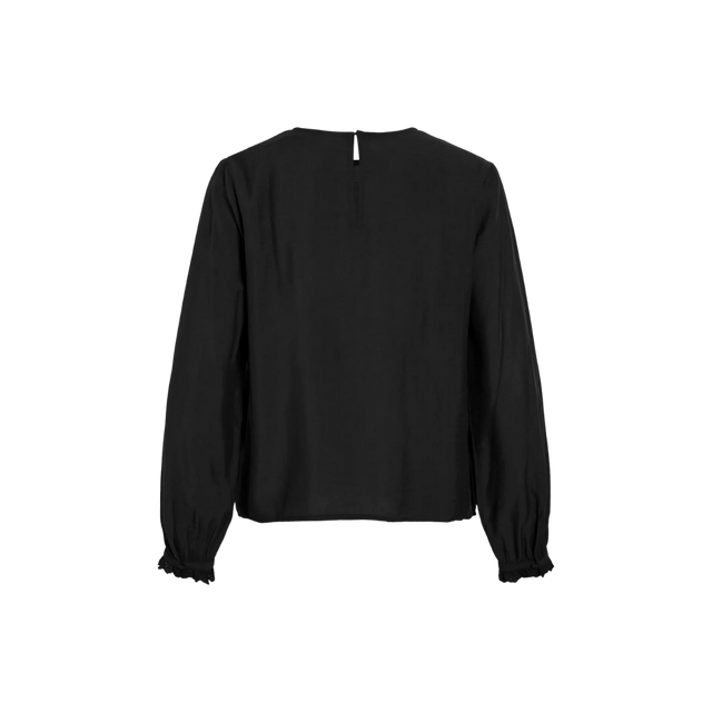 VILA Malima L/S Frill Top
