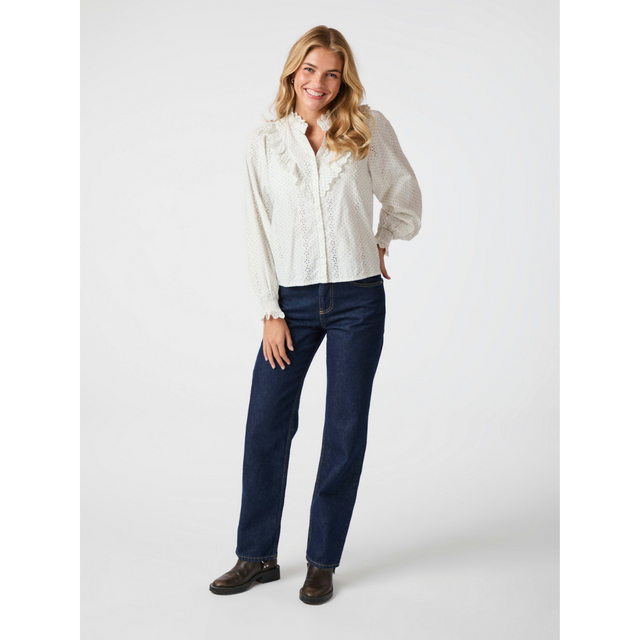 Neo Noir Degas Embroidery Blouse