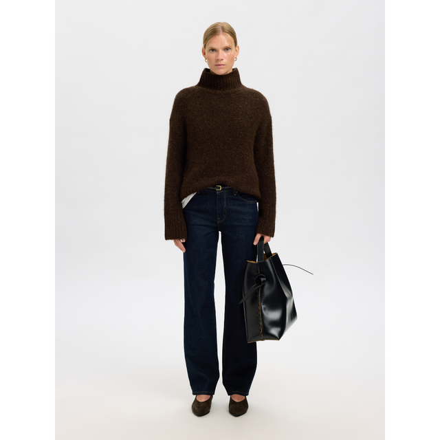 Selected Damen - Gabriella Knit High Neck Noos