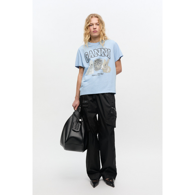 Ganni Animals Relaxed T-shirt
