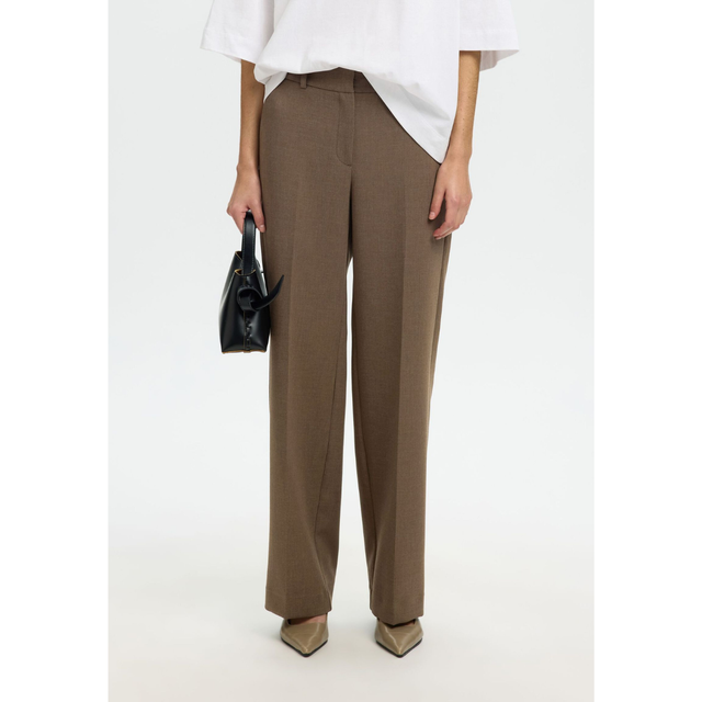 Ausgewählte Damen-SLFRITA MW WIDE PANT MEL