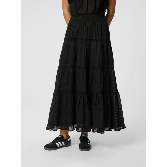 Neo Noir Felicia S Voile Skirt