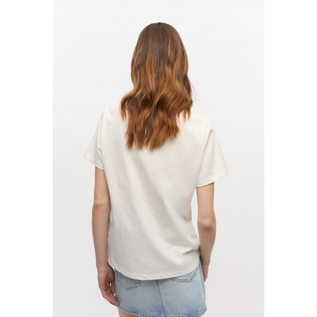 Ganni – Lässiges T-Shirt mit Traubenmuster