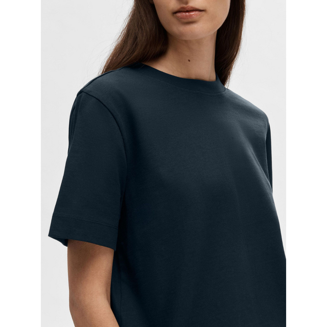Selected Women T-shirt Essential SS Boxy Tee Noos