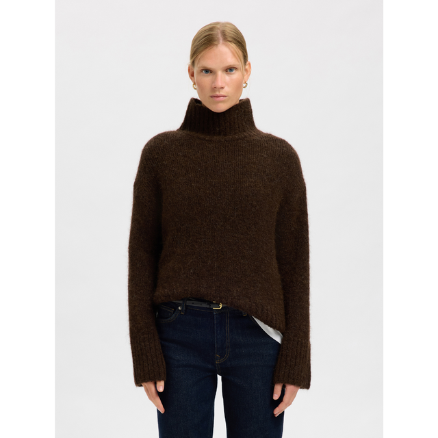 Selected Damen - Gabriella Knit High Neck Noos
