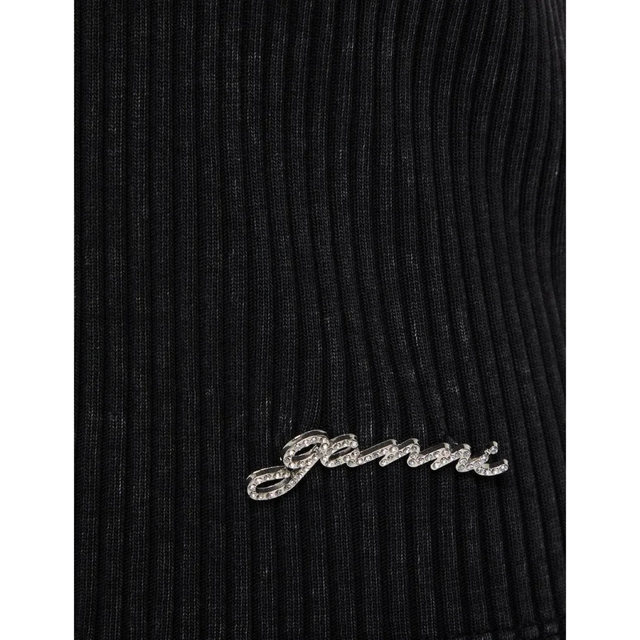 Ganni Heavy Cotton Rib Tank Top