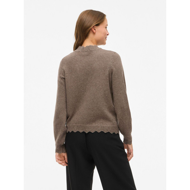 VILA Nikolina O-Neck L/S Knit Top
