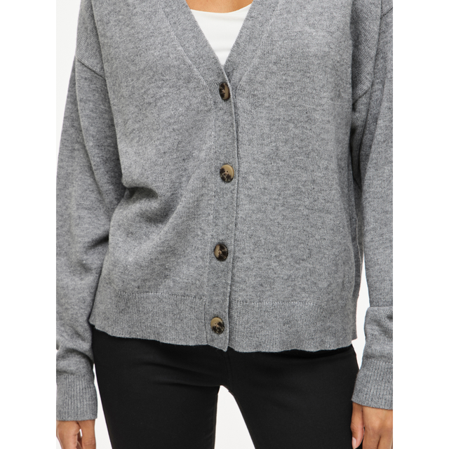 VILA Virile Strickjacke mit V-Ausschnitt