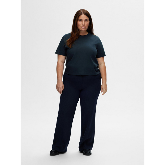 Selected Women T-shirt Essential SS Boxy Tee Noos