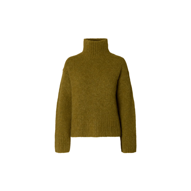 Selected Gabriella LS Knit High Neck Noos