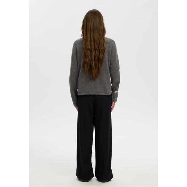 Selected Lulu New LS Knit O-Neck Noos