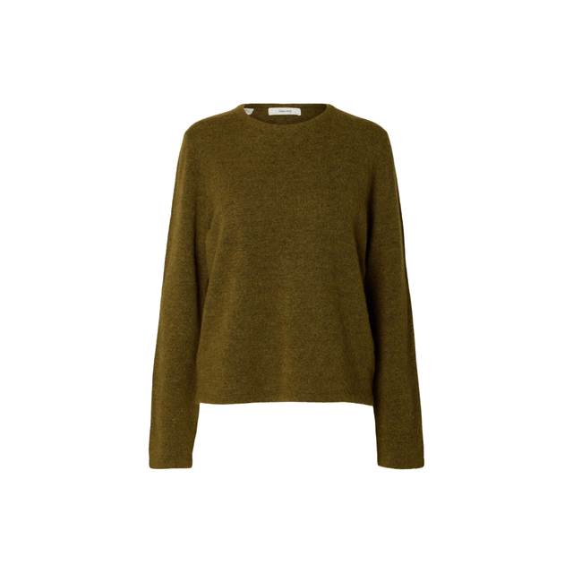 Selected Lulu New LS Knit O-Neck Noos