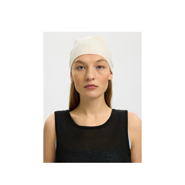 Sort striktop fra Selected Women - detalje