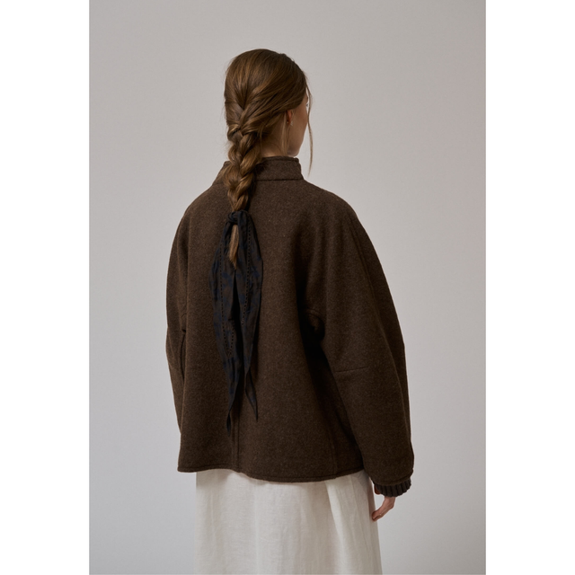 Anne-mi Thyme Short Wool Coat