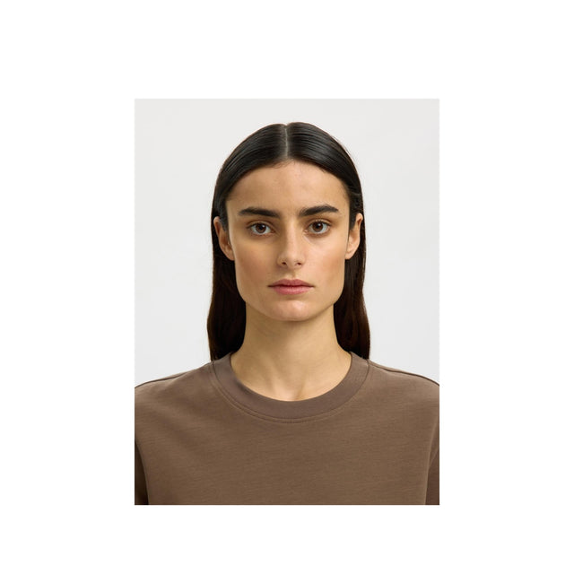 Selected Women T-shirt Essential SS Boxy Tee Noos