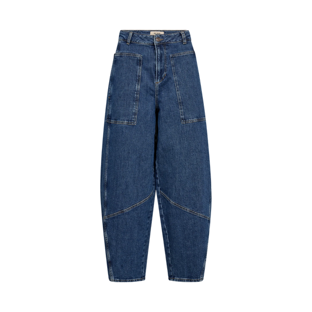 Barrel-fit jeans fra Mos Mosh - foran