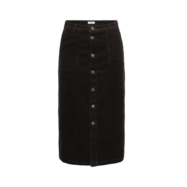 JDY Shiraz HW Midi Button Skirt