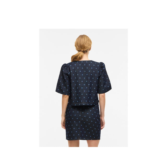 Vila Dot Denim top - model bag