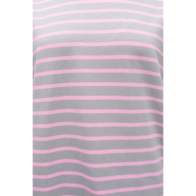 Kulla t-shirt i stribet bonbon farve fra envii - detalje