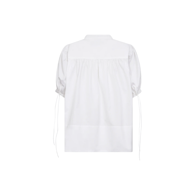 Tarima Cotton kortærmet bluse fra Mos Mosh - bag