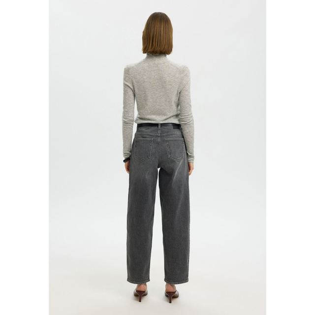 Selected Wendy Wool LS Knit Roll Neck