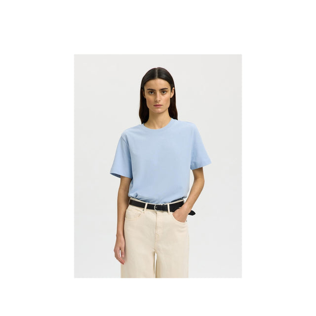 Selected Damen T-Shirt Essential SS Boxy Tee Noos