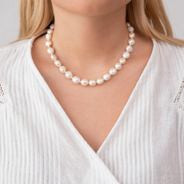 ANNI LU Halskæde Stellar Pearly Necklace - Prinsesse2ben