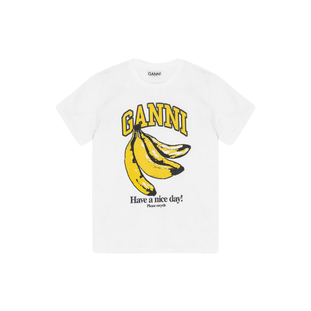 Ganni Basic Jersey Banana Relaxed