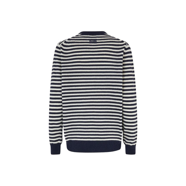 Mads Nørgaard Sweater Eco Wool Stripe Kasey Sweater - Prinsesse2ben