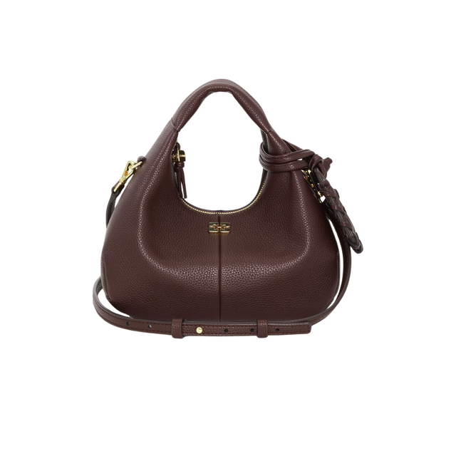 Ganni Hobo Mini Grained