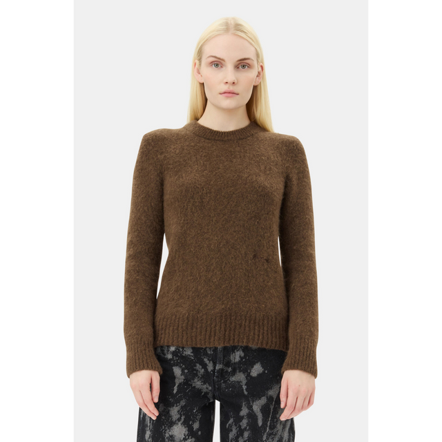 Ganni Brushed Alpaca O-neck