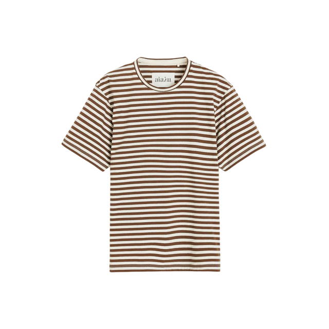 Aiayu Classic Circular Tee Striped