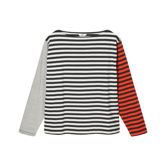 Mads Nørgaard Crisp Jersey Silke Block Tee