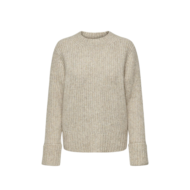 JDY JDYSILJA L/S O-AUSSCHNITT-KURZER PULLOVER