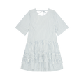 Ganni Stripe Cotton Mini Dress