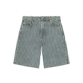 Ganni Light Stripe Denim Shorts