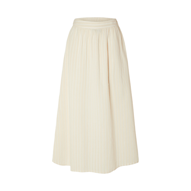 selected femme Malinda HW Striped Long Skirt