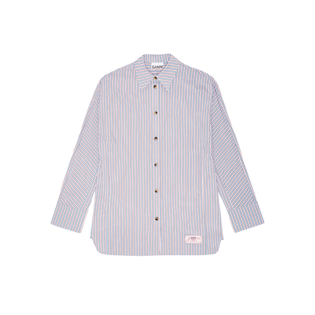 Ganni Yarn Dyed Stripe Shirt